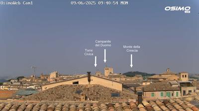 immagine della webcam nei dintorni di Portonovo: webcam Osimo