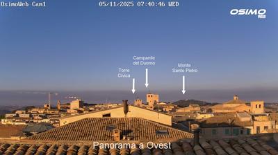 immagine della webcam nei dintorni di Marcelli: webcam Osimo