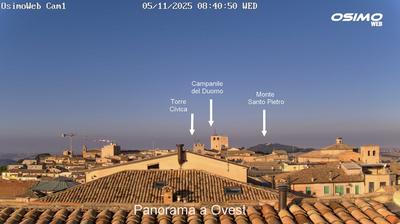immagine della webcam nei dintorni di Treia: webcam Osimo