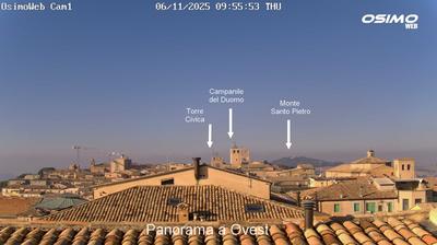 immagine della webcam nei dintorni di Castelfidardo: webcam Osimo