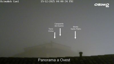 immagine della webcam nei dintorni di Castelfidardo: webcam Osimo