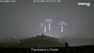 immagine della webcam nei dintorni di Treia: webcam Osimo