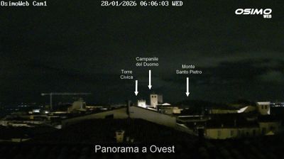 immagine della webcam nei dintorni di Castelfidardo: webcam Osimo