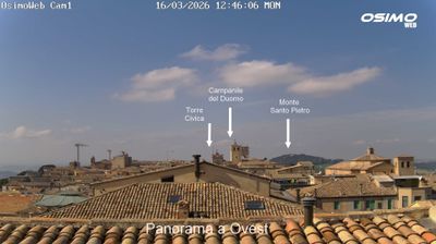 immagine della webcam nei dintorni di Maiolati Spontini: webcam Osimo