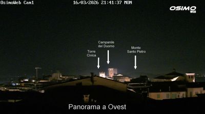 immagine della webcam nei dintorni di Castelfidardo: webcam Osimo