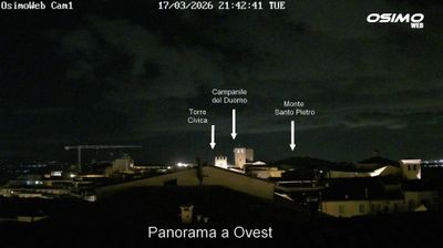immagine della webcam nei dintorni di Castelfidardo: webcam Osimo