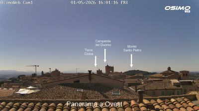 immagine della webcam nei dintorni di San Severino Marche: webcam Osimo