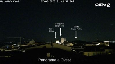 immagine della webcam nei dintorni di Aspio terme: webcam Osimo