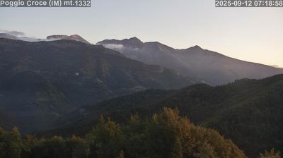 immagine della webcam nei dintorni di Castel Vittorio: webcam Mendatica