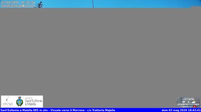 immagine della webcam nei dintorni di Sulmona: webcam Sant'Eufemia a Maiella