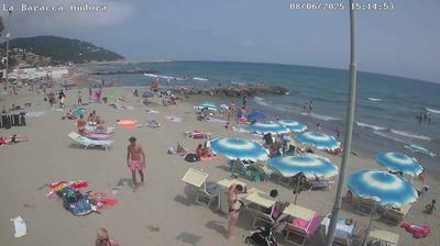 Preview delle webcam di Andora: La Baracca Beach Bistrot