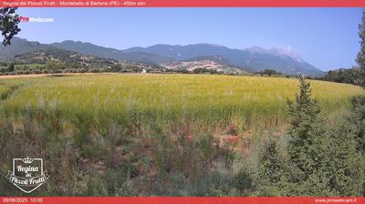 immagine della webcam nei dintorni di Ofena: webcam Montebello di Bertona