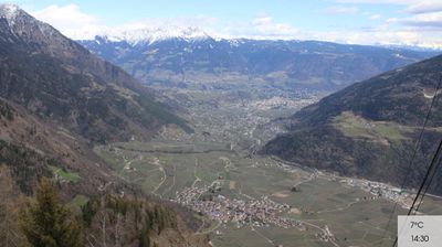 immagine della webcam nei dintorni di Lagundo: webcam Parcines