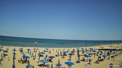 immagine della webcam nei dintorni di Castelfidardo: webcam Porto Potenza Picena