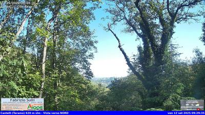 immagine della webcam nei dintorni di Sant'Eusanio Forconese: webcam Castelli