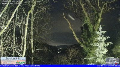 immagine della webcam nei dintorni di Canzano: webcam Castelli