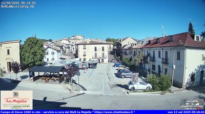 Preview delle webcam di Campo di Giove › Nord-Ovest: Piazza Germano del Mastro