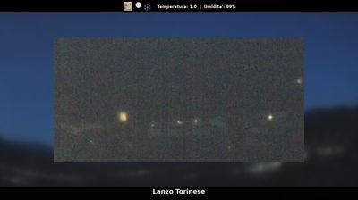 immagine della webcam nei dintorni di Rivara: webcam Lanzo Torinese
