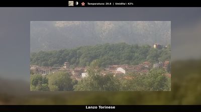 immagine della webcam nei dintorni di Forno Alpi Graie: webcam Lanzo Torinese