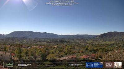 Preview delle webcam di San Donato Val di Comino › Sud-Ovest