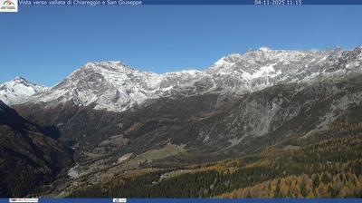 Preview delle webcam di Chiesa in Valmalenco
