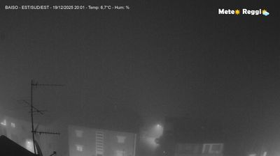 Preview delle webcam di Baiso › Est: Cimitero di Baiso - Levizzano