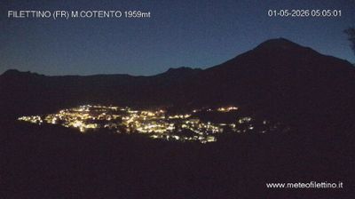 immagine della webcam nei dintorni di Cervara di Roma: webcam Filettino